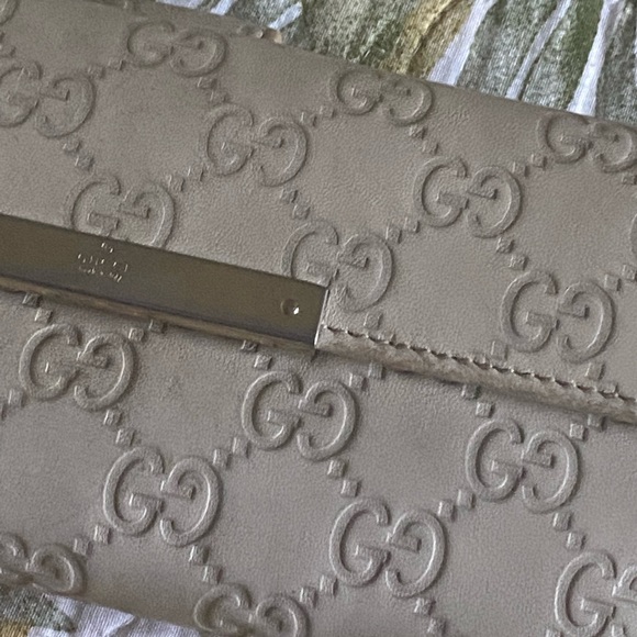 Gucci authentic made in Italy beige Long wallet GG line. - Picture 5 of 15